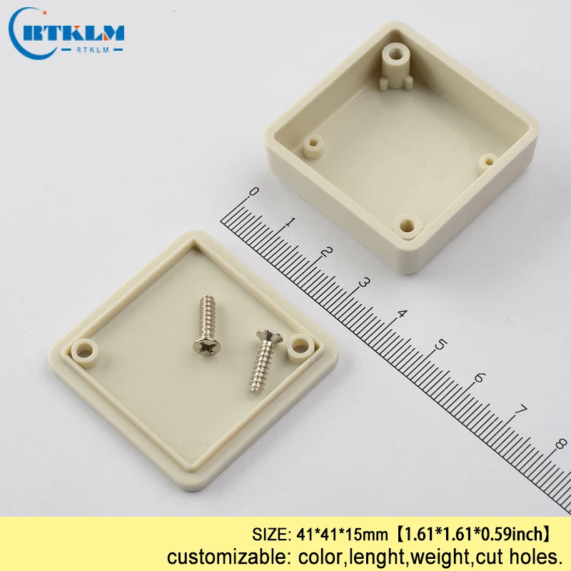 Abs пластиковые небольшие ручные корпуса для инструментов 41*41*15 мм электрический