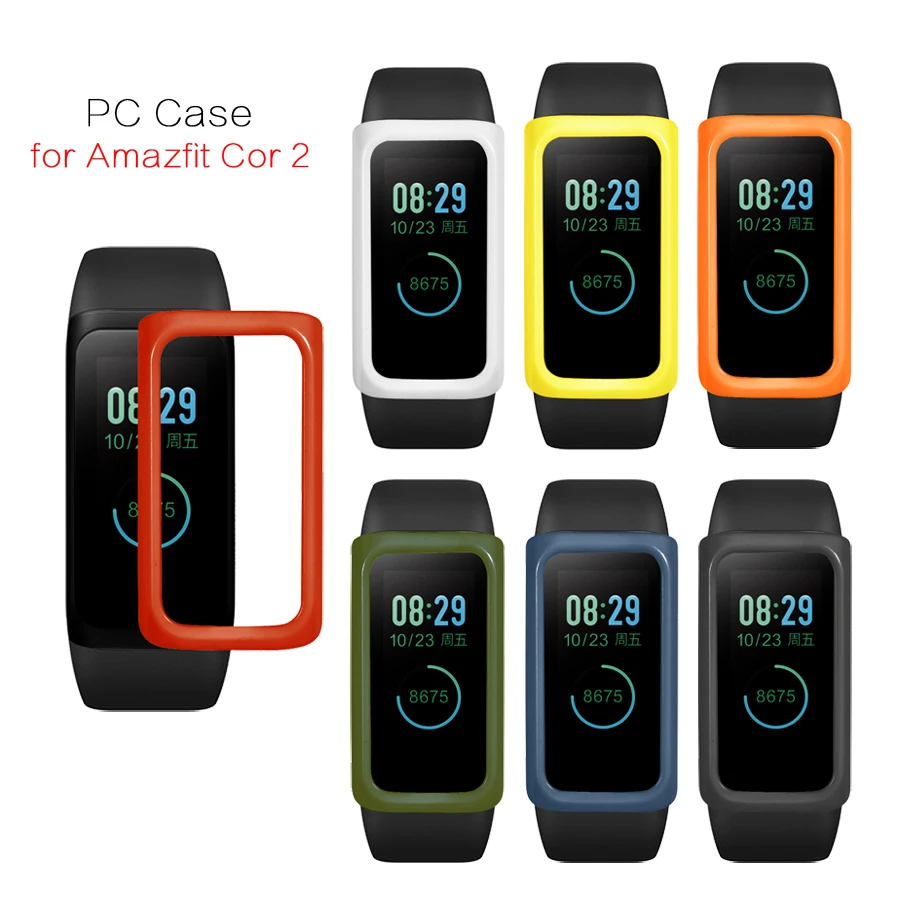 Защитный чехол для Xiaomi Huami Amazfit Cor 2 Band PC Cover Frame Shell протектор для Amazfit Cor 2 смарт-браслеты