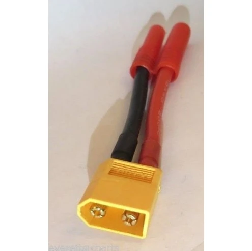 XT60 штекер в HXT 4 мм гнездовой разъем/адаптер 12 калибра провода|connector male|connectors