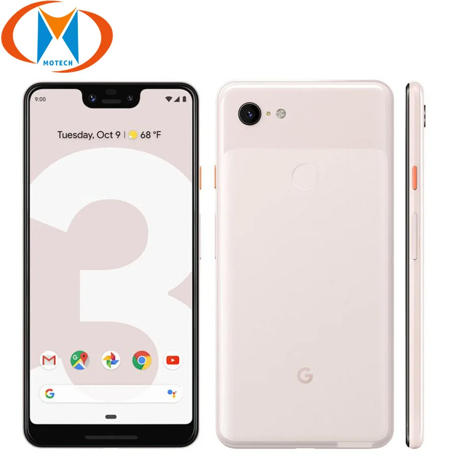 Новый оригинальный мобильный телефон Google Pixel 3 XL 6 дюймовый экран Snapdragon 845 4 Гб ОЗУ 64