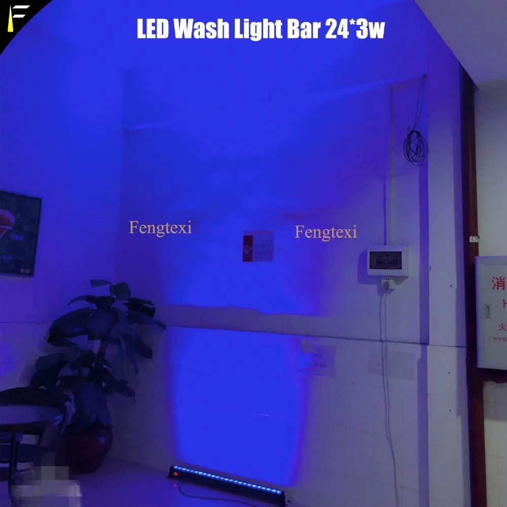 Настенный светильник для мытья 24x3 Вт светодиодный пиксельный RGB трехцветный