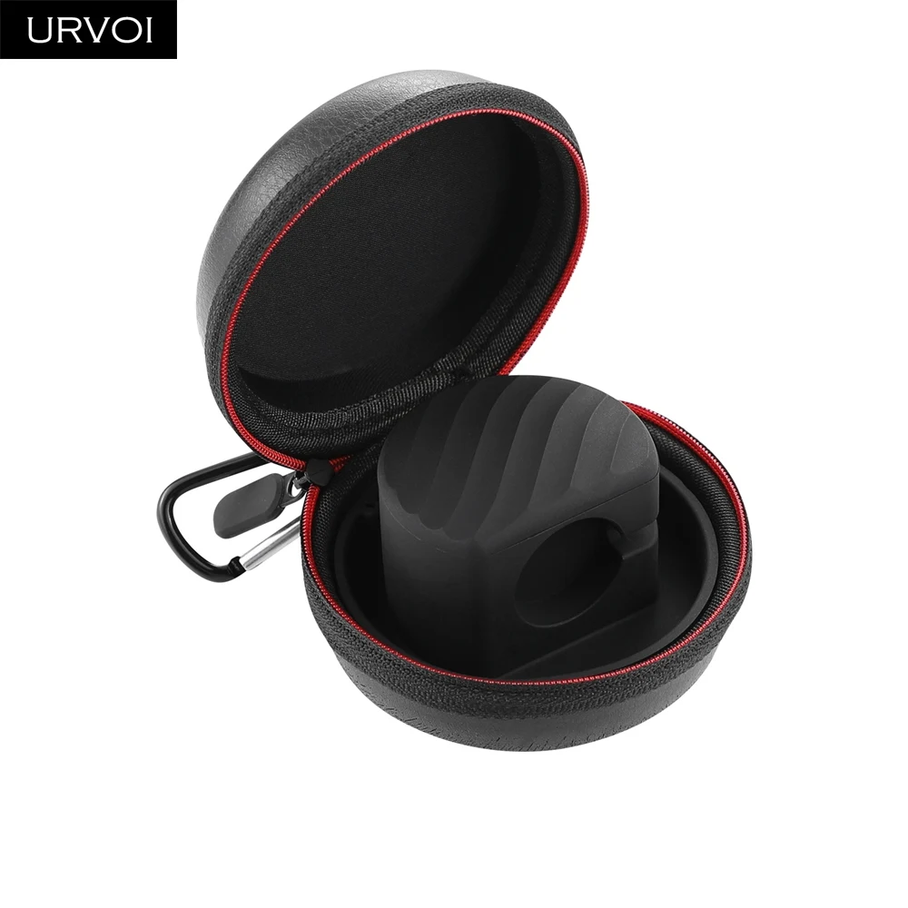 URVOI 2 в 1 держатель для Apple Watch series 4/3/2/1 Airpods модный круглый дизайн легко носить с крючком сумка для часов PU с силиконовым