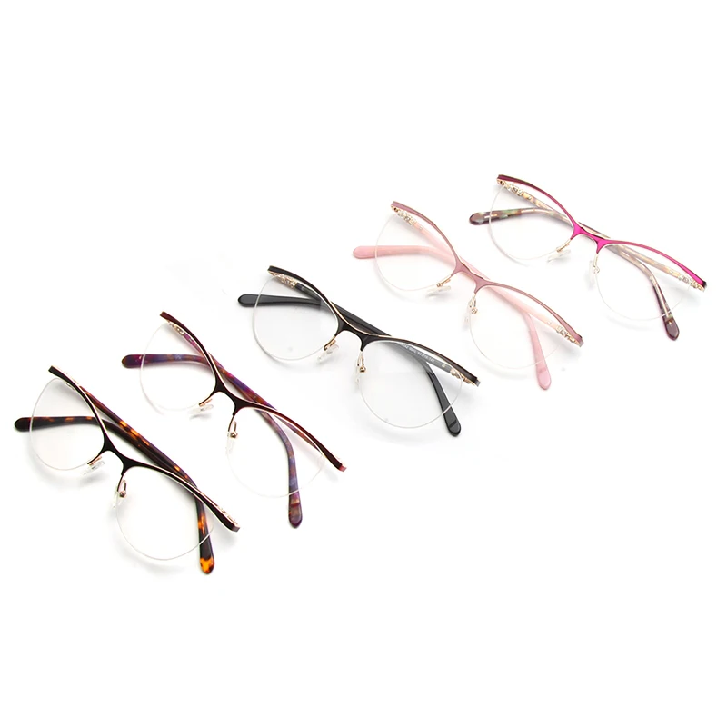 ANTEOJOS Брендовые женские очки в рамке 2019 Алмазная вставка полурамка топ бар брови