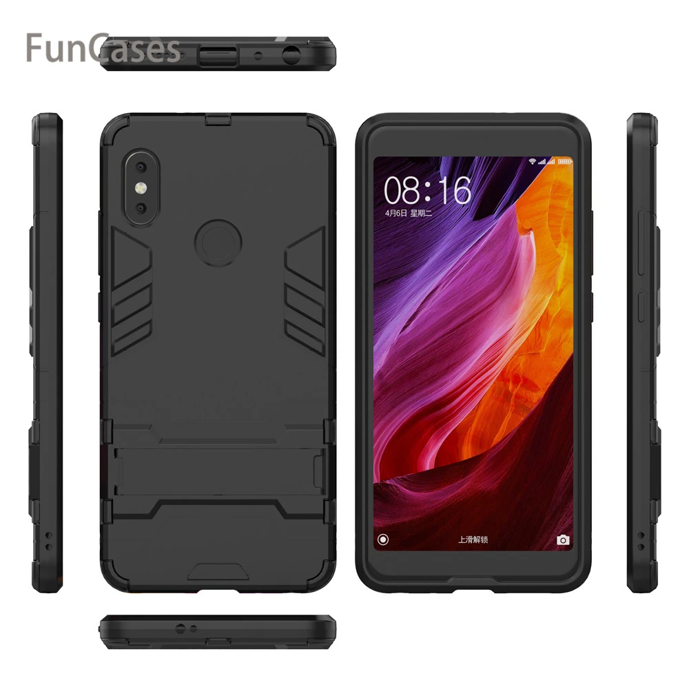 Для Xiaomi Redmi Note 5 Pro чехол Роскошный Железный человек Стенд жесткий Броня + Мягкий