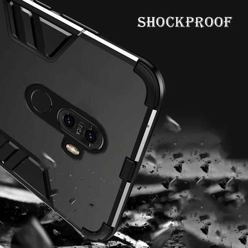 Защитный чехол для pocophone F1 противоударный силиконовая Мягкая задняя крышка из