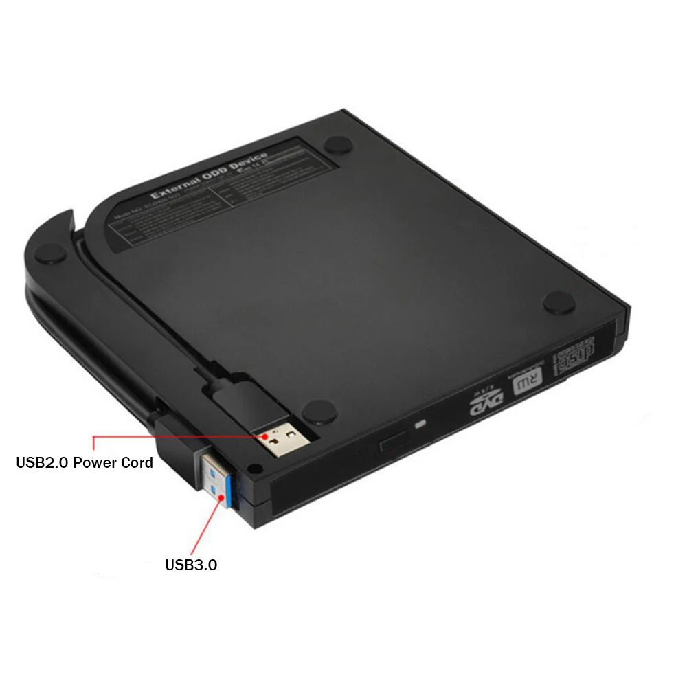 Портативный DVD-привод USB 3 0 внешний с отверстиями для iMac/MacBook/ноутбука | Компьютеры
