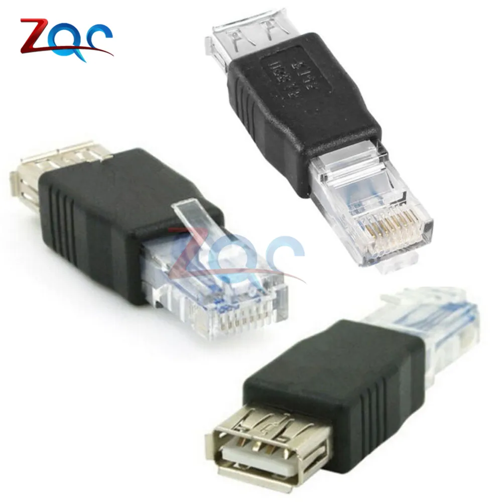 2 шт. Переходник USB Type A мама RJ45 папа|female male connector|female rj45 connectorfemale usb connector |