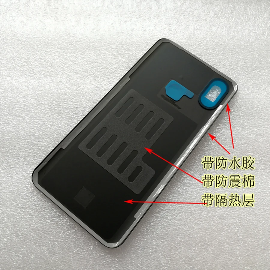 Задняя крышка для XIAOMI MI 8 100% оригинал 3D стекло задняя Замена задней двери жесткий