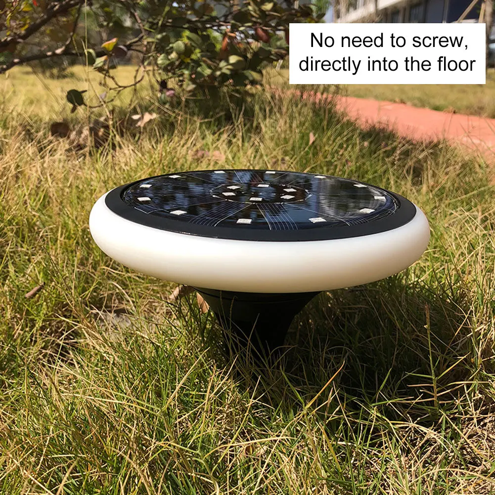Color Changing Round Solar Powered LED Light Outdoor Garden Yard Decor Lamp #01 | Освещение
