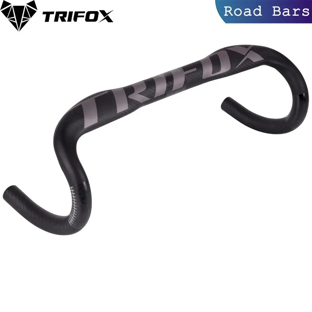 Светло-серый Superlogic carbon fiber bicycle handlebar Reduce resistance bent bar strengthen bike parts 400/420/440mm inner routing ud matte - Цвет: Светло-серый