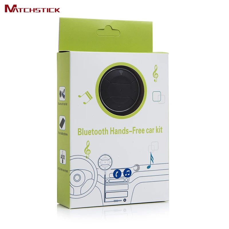 Автомобильный комплект Bluetooth V4.0 AUX NFC WirelessMusic Аудио приемник адаптер Hands free 3 5 мм