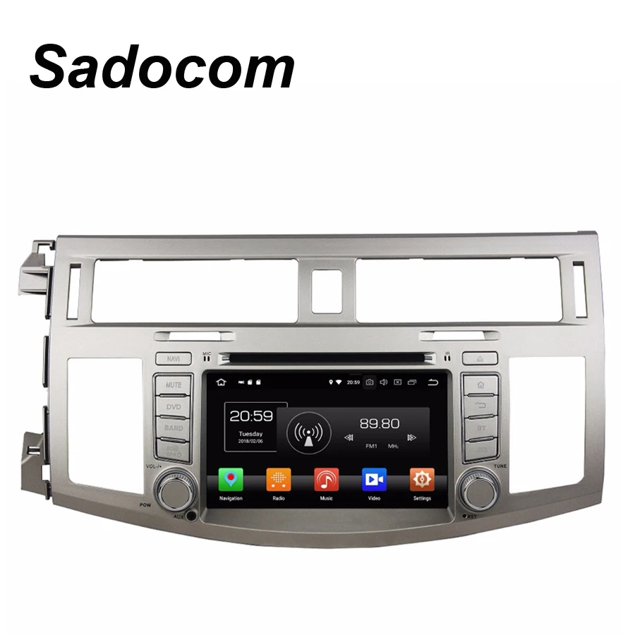 TDA7851 Android 8 0 для Toyota Avalon 2008 2009 2010 4 Гб + 32 ГБ Автомобильный dvd плеер Wifi 4G Радио RDS радио