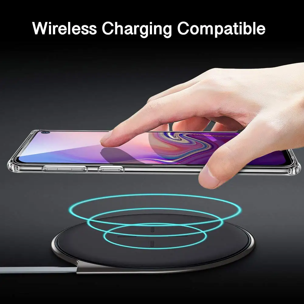 New For Samsung Galaxy S10 Plus S10e Back Cases Slim Clear Transparent Soft Silicone TPU Phone Case Cover |