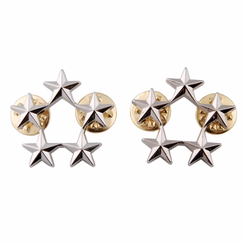 2 мировая война пара офицера армии США 5 звезд значки общего ряда булавка |