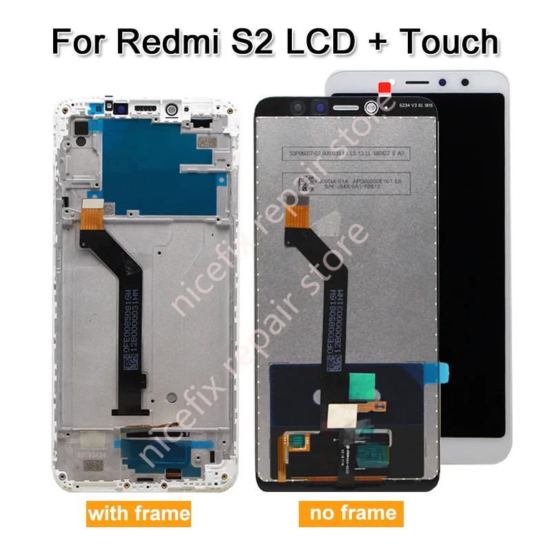 ЖК-дисплей с сенсорным экраном и дигитайзером в сборе рамкой для Xiaomi Redmi S2 LCD |