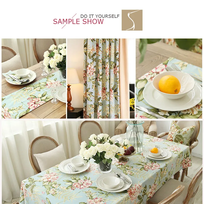 Современные цветочные занавески диван обивка ткани Цветущий розовый фиолетовый