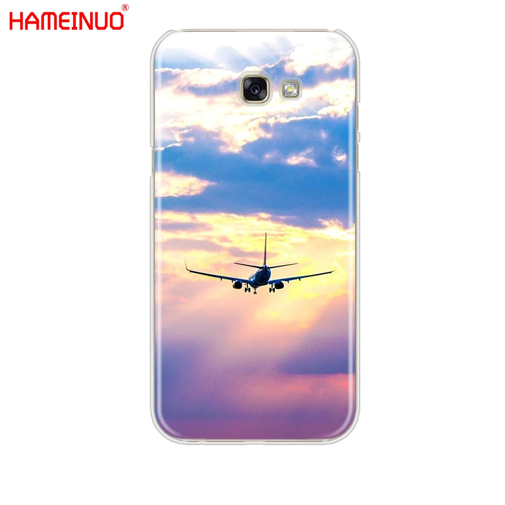 Чехол для мобильного телефона HAMEINUO Airplane fly travel cloud Sky чехол Samsung Galaxy A3 A310 A5 A510 A7 A8 A9