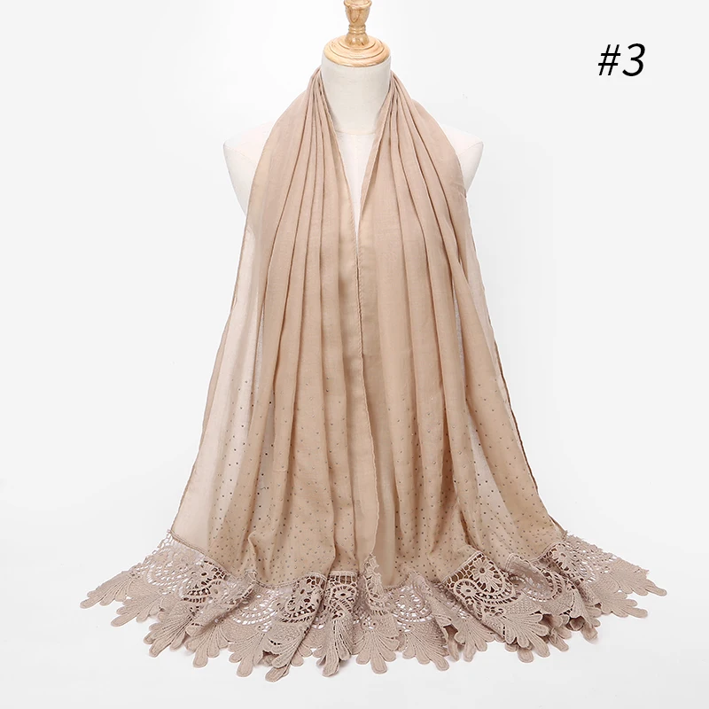 

50 PCS/LOT New cotton Fashion lace scarf hijab floral embroidery and shinny beach scarf long muslim autumn wrap scarves/shawls