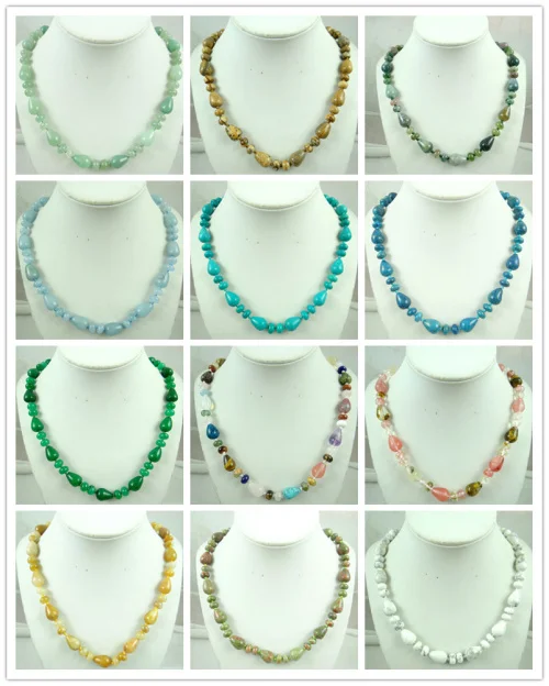 Натуральный Камень Бирюза кварцевый кристалл тигровый глаз Лапис опал кулон для