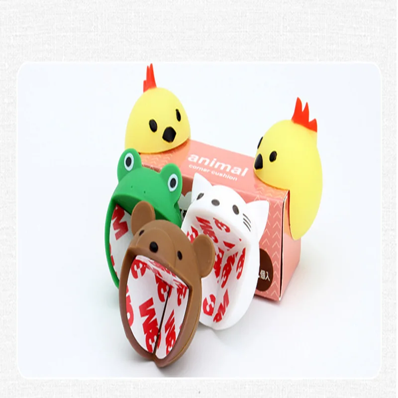 

Baby safety furniture corner guards soft silicone animal anticollision corner protector table corner edge protection cover