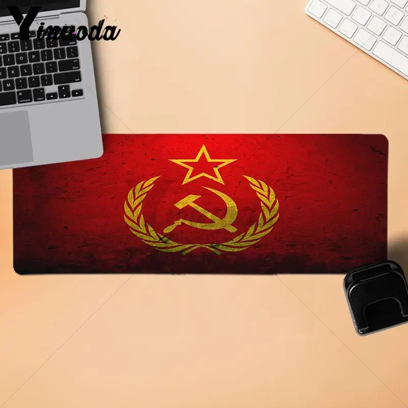 Lock Edge 30x90cm Yinuoda, Советская эмблема, большой коврик для мыши, компьютерный коврик для ПК, размер для 40x90 см, игровые коврики для мыши, большой игровой коврик для мыши - Цвет: Lock Edge 30x90cm