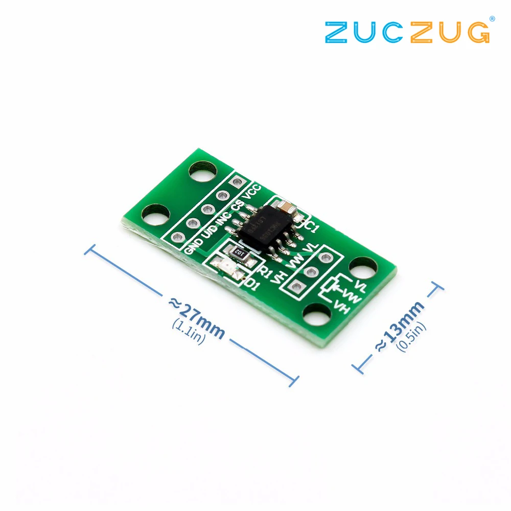 X9C103S цифровой модуль платы потенциометра DC3V 5V для Arduino|Интегральные схемы| |