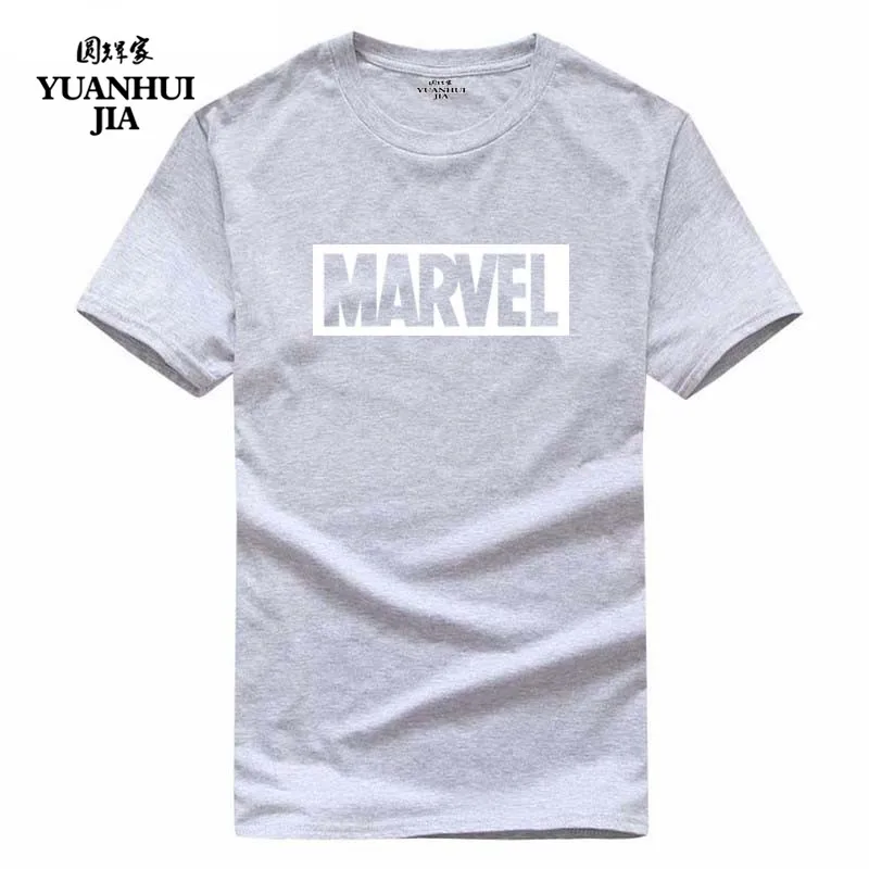 2018 New Fashion MARVEL t-Shirt men cotton short sleeves Casual male tshirt marvel t shirts tops tees Free shipping | Мужская одежда