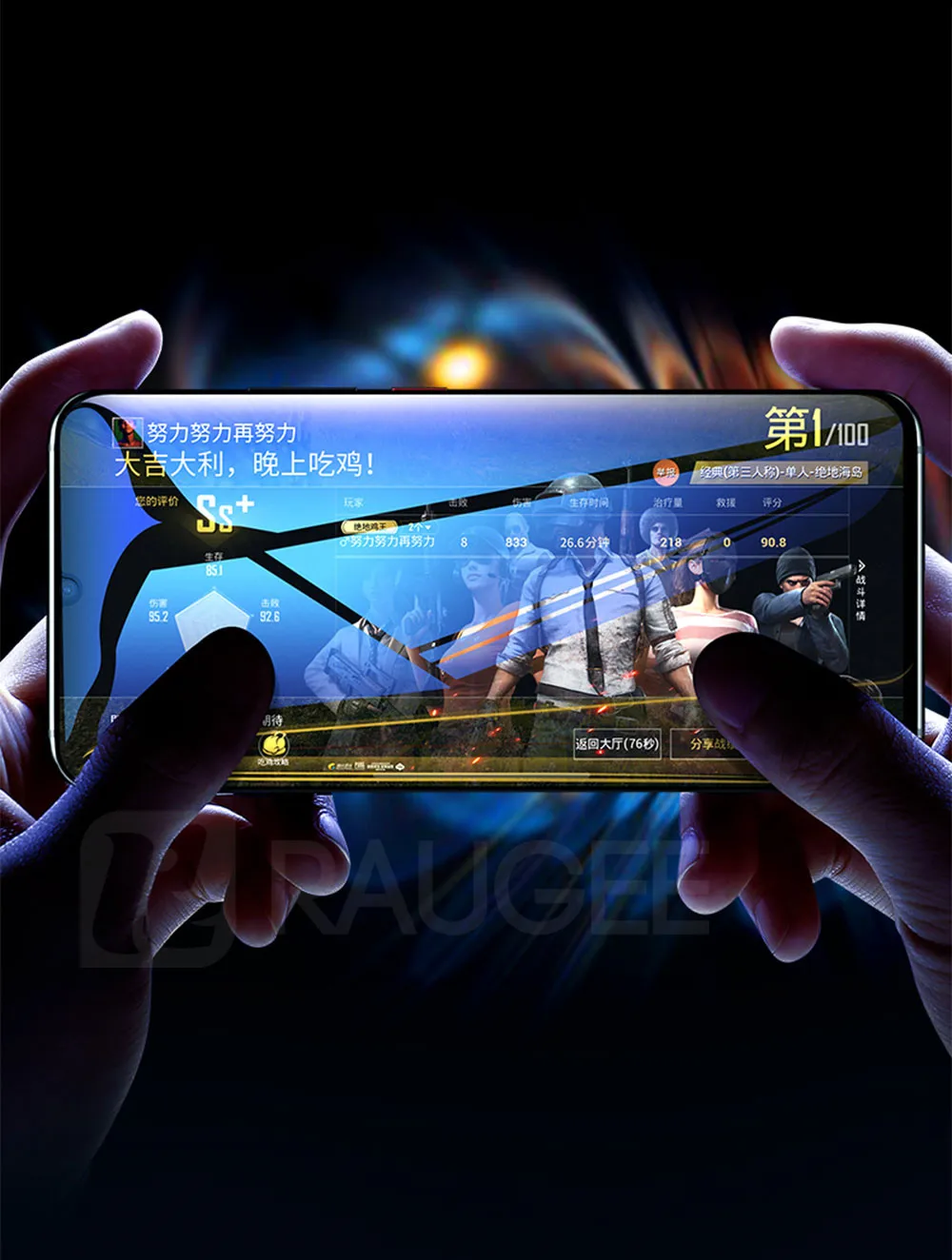 Raugee стекло для huawei P30 Lite закаленное стекло Полный Клей Царапины Защитная пленка для экрана для huawei P30 P 30 Lite Pro стекло