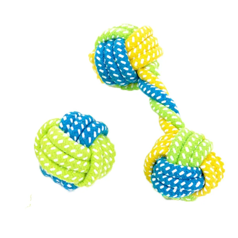 Тренировочная веревка для маленьких собак|dog chew toy|knot ballchew toy |
