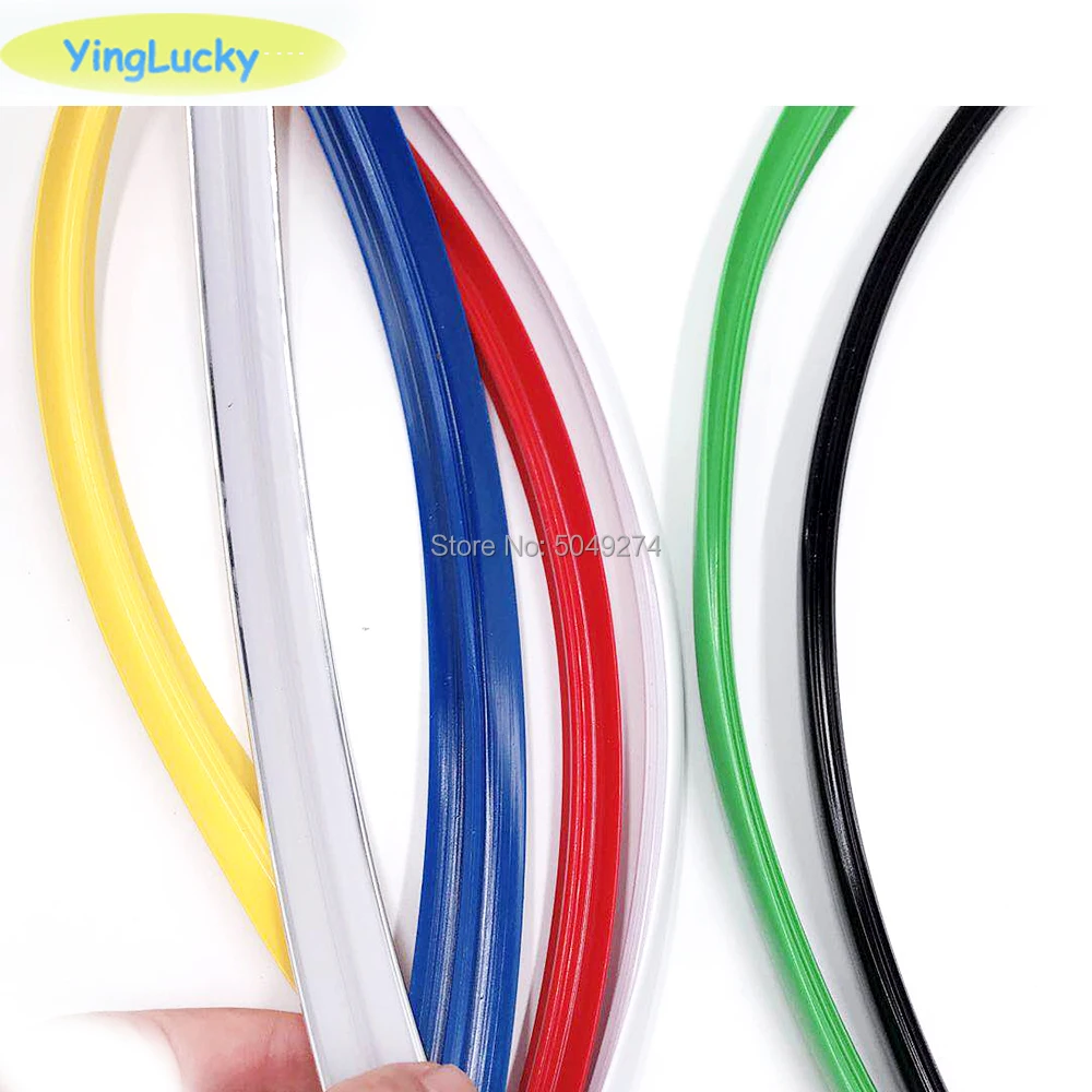 Yinglucky 9,84 фута 3 м Длина 16 мм/19 мм ширина Пластиковые Т-образные формы для аркадных игр MAME машина шкаф хром/черный