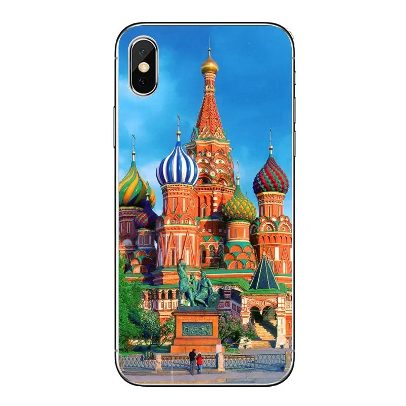 Soft Transparent Shell Covers City hdr Moscow Russia Kremlin For Motorola Moto X4 E4 E5 G5 G5S G6 Z Z3 G3 C Play Plus |