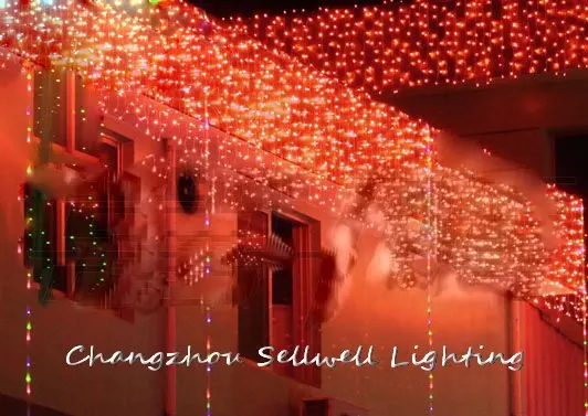 Отлично! Красная Лампа двора одежды магазин Лестницы украшения Led звезда