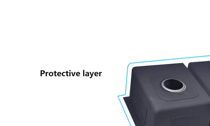 Кухонная раковина прилавок или подкрепление нержавеющая сталь матовая кухонная