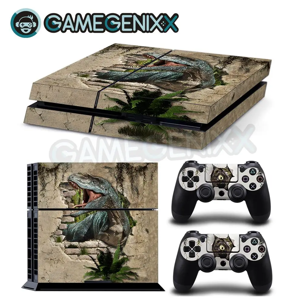 Защитная виниловая наклейка GAMEGENIXX для консоли PS4 и 2 контроллера