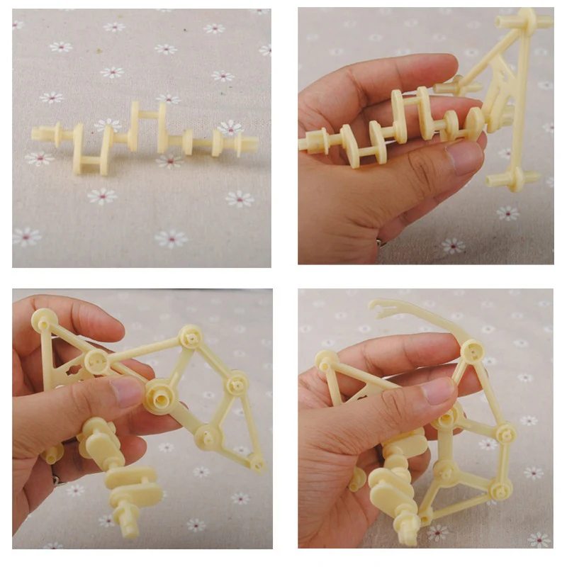 DIY Puzzle Toy Wind Powered Walker Mini Strandbeest Assembling Model Toys 3D Puzzles Funny for Children Gift with Box | Игрушки и хобби