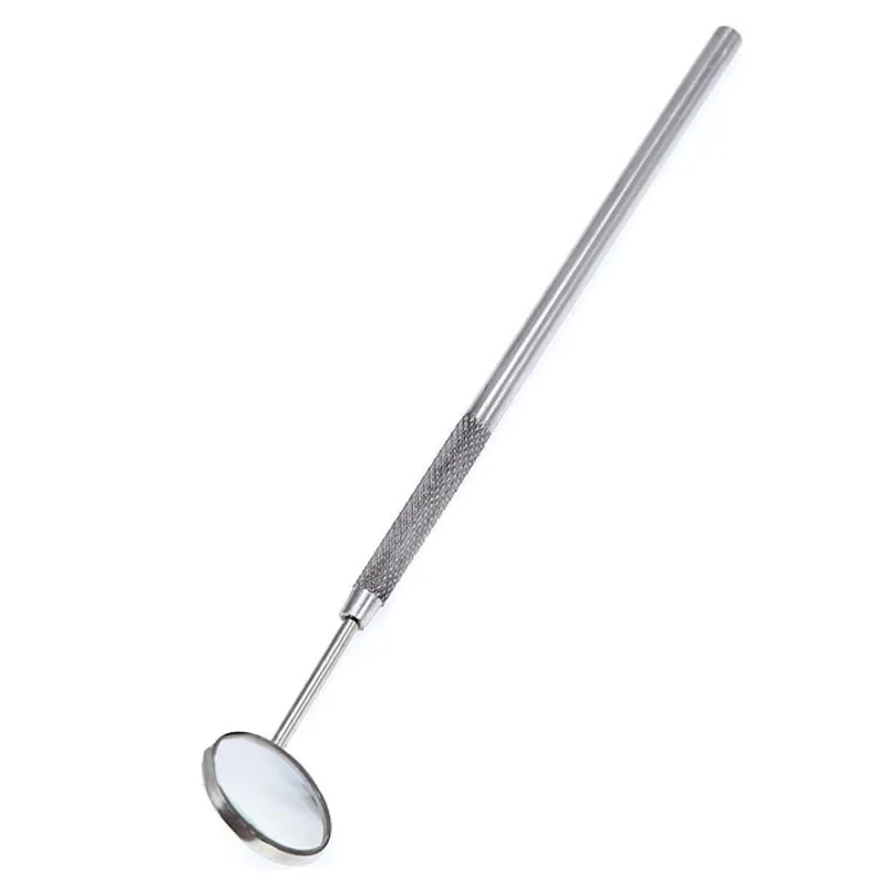 

Teeth Whitening,Stainless Steel Handle Dental Mirror Tool Instrument Auto Dentist Oral