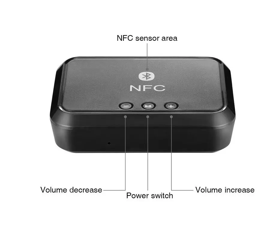 NFC Беспроводная версия портативный Bluetooth адаптер с поддержкой выход 3 5 мм/RCA