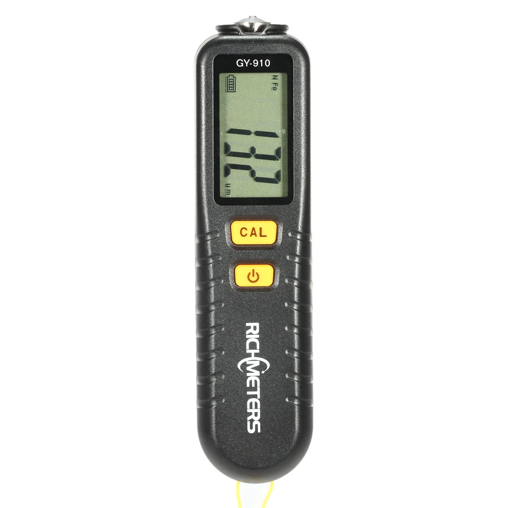 Ручной щуп RICHMETERS GY910 цифровой измеритель толщины покрытия краски тестер