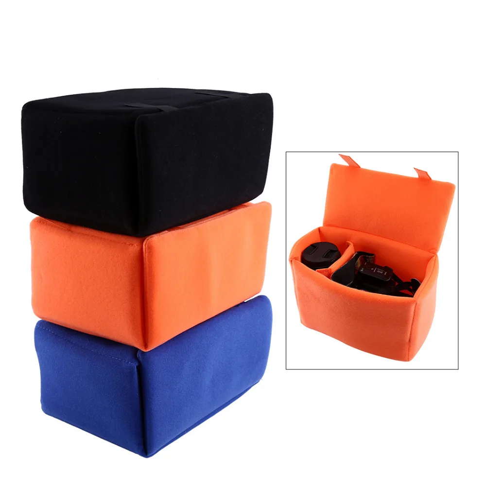 

Portable SLR Camera Insert Bag Inner Partition Padded Protector Bag For DSLR SLR Camera Bag