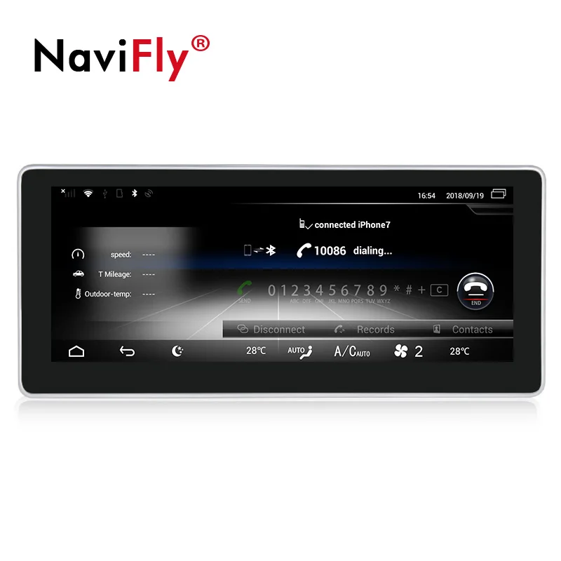 Автомобильный мультимедийный плеер 10 2 дюйма Android 7 1 4G LTE 3 + 32 ГБ dvd радио аудио GPS