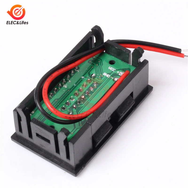 12V Car Lead Acid Battery Charge Level Indicator Battery Tester Lithium Battery Capacity Meter Dual LED Tester Digital Voltmeter