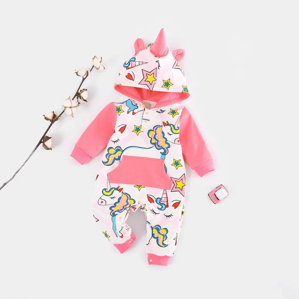 Динозавр Kigurumi baby Дети мультфильм животных Костюм единорога теплые мягкие