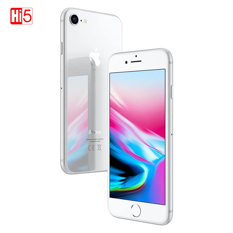 Разблокированный Apple iphone 8 64G/256G rom Беспроводная зарядка iOS Hexa core отпечаток пальца A11 Bionic отпечаток пальца мобильный используемый смартфон