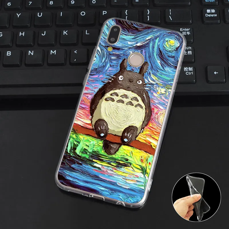 DREAMFOX K015 Anime Chihiro Totoro Soft TPU Silicone Case Cover For Huawei Honor 6A 6C 7X 9 10 P20 Lite Pro P Smart |
