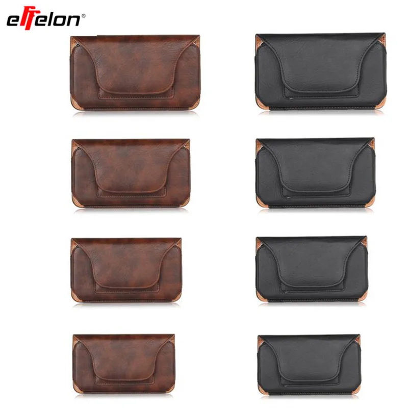 Effelon PU кожаный чехол Зажим для ремня iPhone7 6 S 5 4 Samsung Galaxy S6 S5 S4 S8 Note 3 2 meizu mx4 Lenovo s850