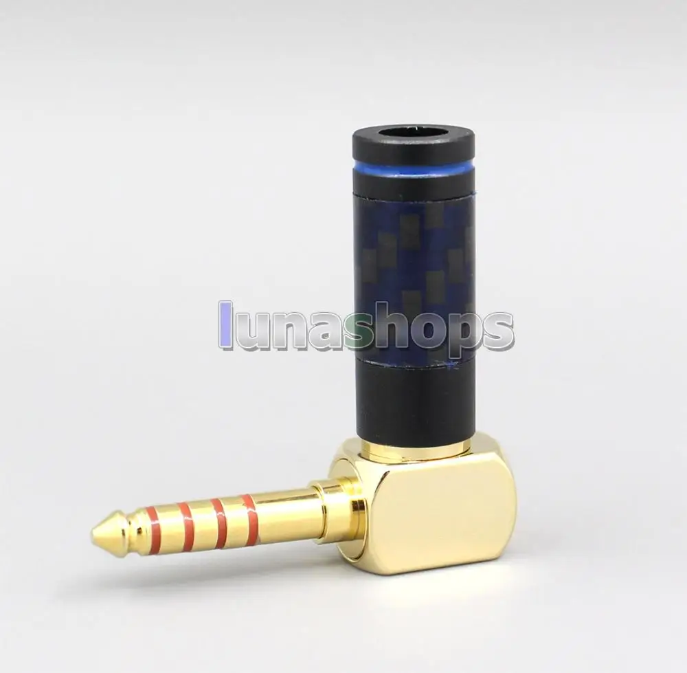 

Carbon L Angle 4.4mm Balanced TRRS Carbon Plug adapter For Astell & Kern AK380 AK240 AK100i II AK70 LN006408