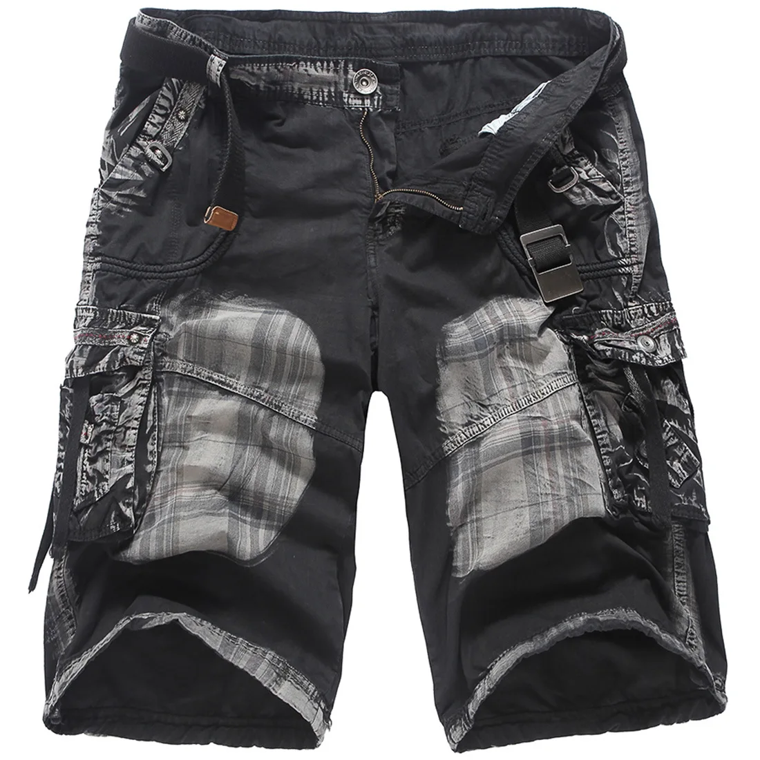 Cargo Shorts Men Cool Camouflage Summer Hot Sale Cotton Casual Short Pants Brand Clothing Comfortable Camo | Мужская одежда