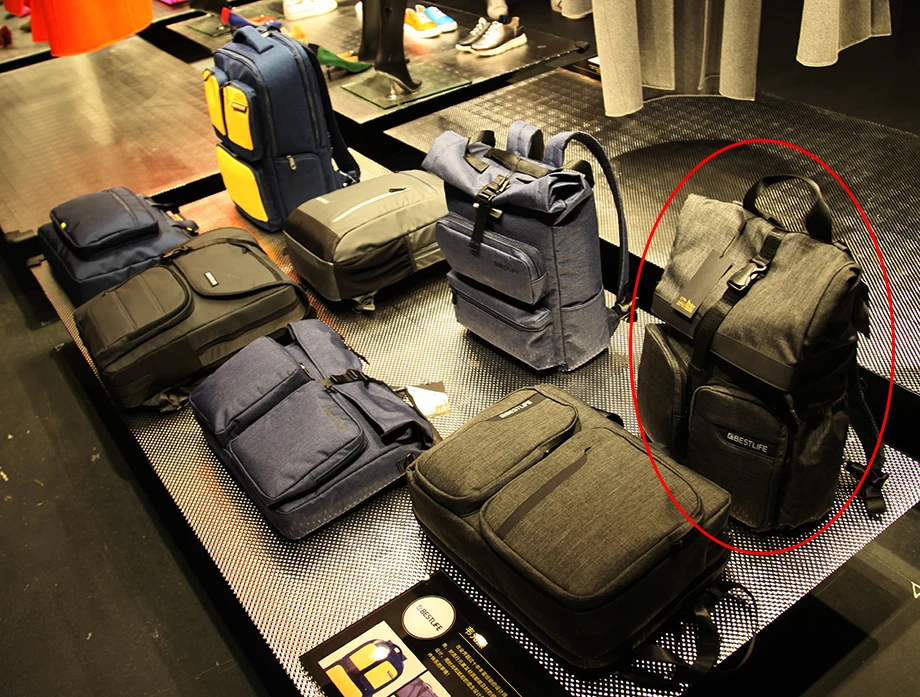 BESTLIFE холст рюкзак с двумя карманами откидная крышка путешествия Mochila рулон полиэстера Топ Rugzak для подростка повседневное