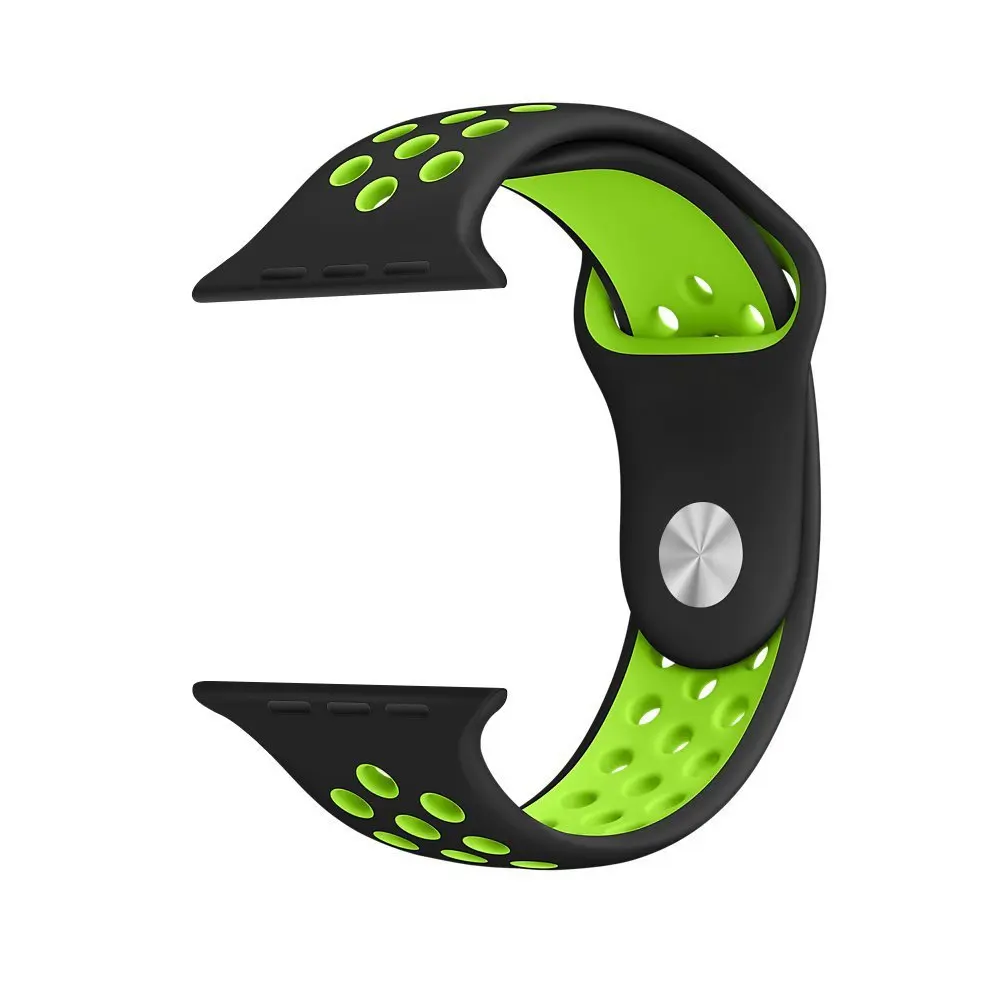 Силиконовый ремешок для apple watch 42 мм 44 мм iwatch 38 мм 40 мм спортивный браслет наручные apple watch band iwatch 3 4 2 1 для Nike