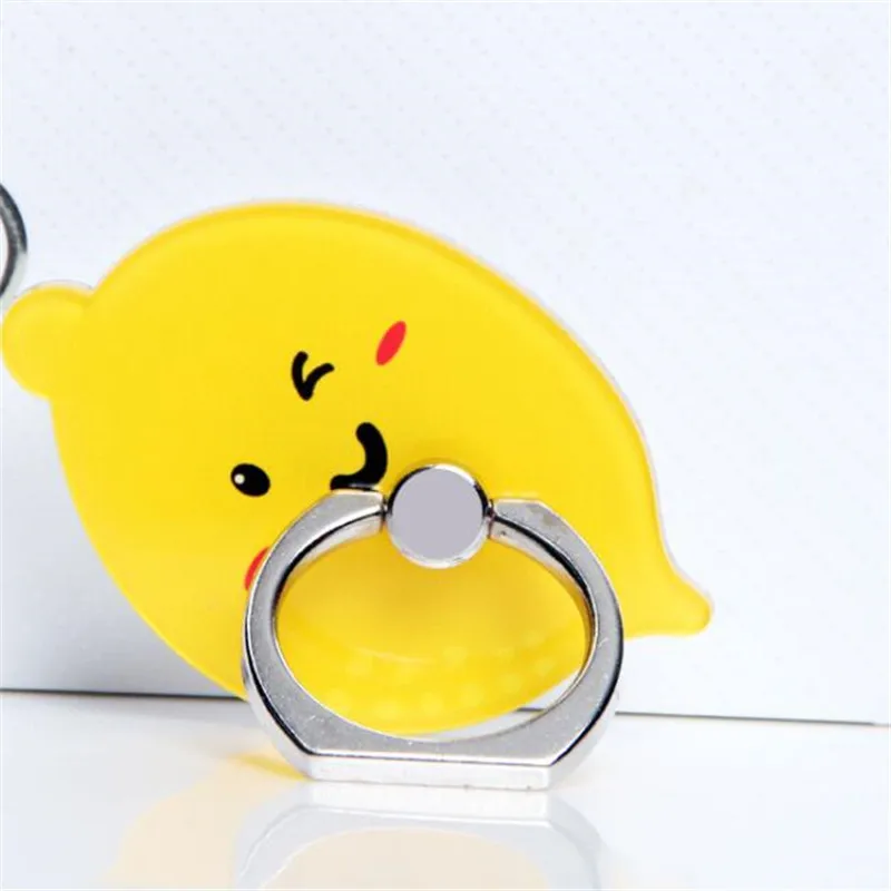 Cartoon Lemon Cloud Ice Cream Phone holder Car Mount Stand Finger Ring Smartphone Holder Mobile Phone Holder For All Phone